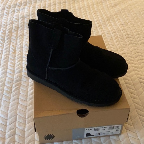 UGG Shoes - Black suede Uggs